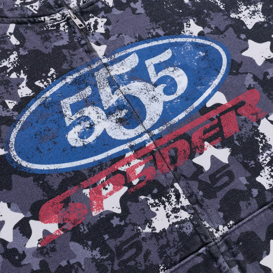 R5CING ZIP HOODIE
– SP5DER