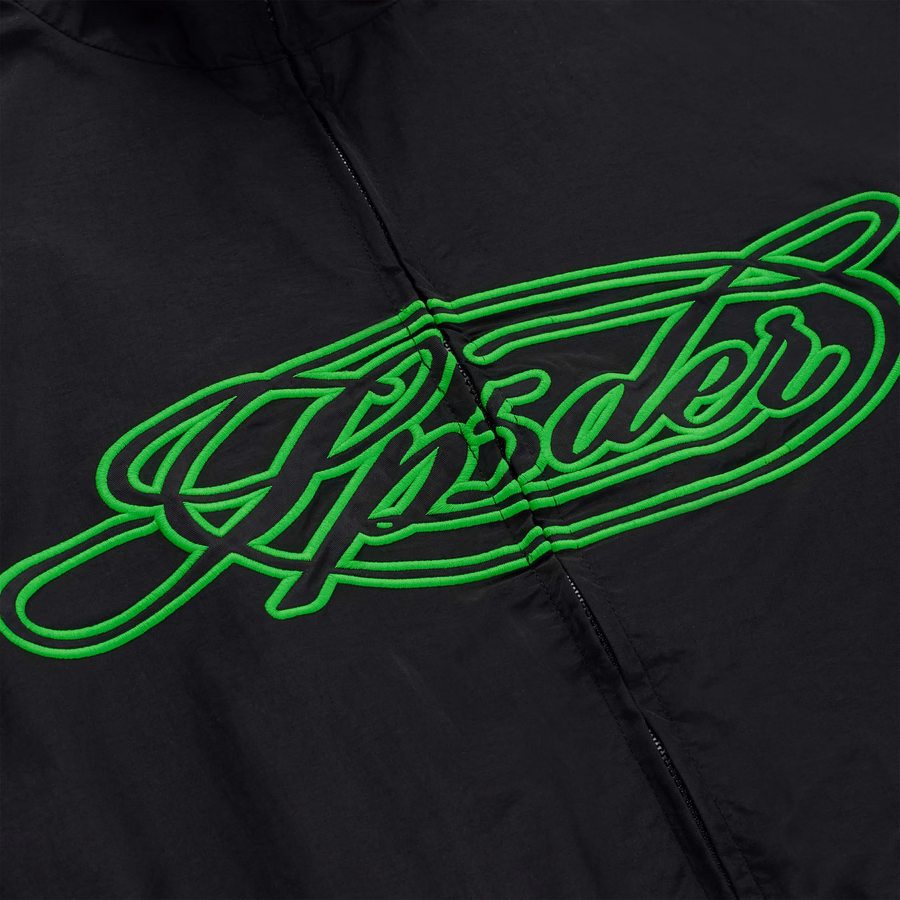 BLACK SCRIPT WARM UP JACKET | SP5DER | KING SPIDER