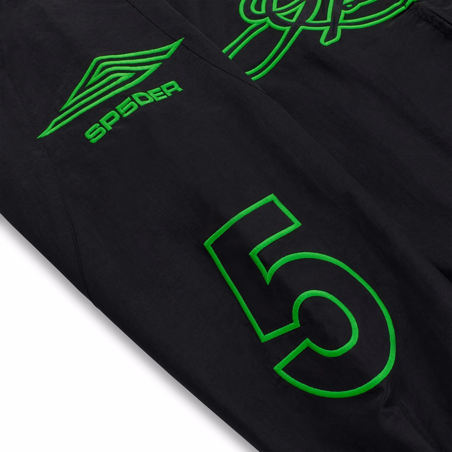 BLACK SCRIPT WARM UP JACKET | SP5DER | KING SPIDER