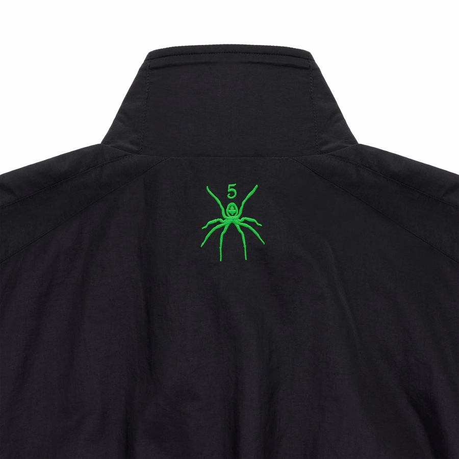 BLACK SCRIPT WARM UP JACKET | SP5DER | KING SPIDER