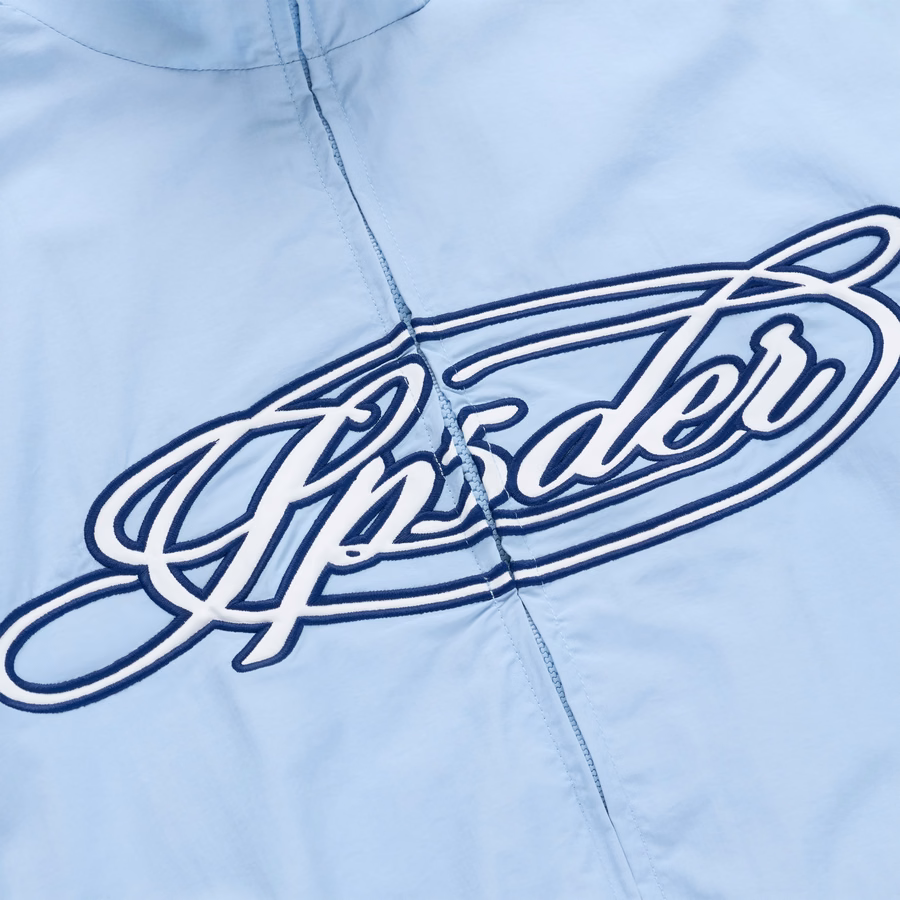 ROCK BLUE SCRIPT WARM UP JACKET | SP5DER | KING SPIDER