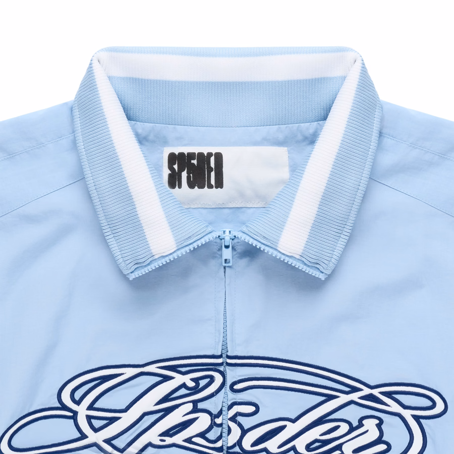 ROCK BLUE SCRIPT WARM UP JACKET | SP5DER | KING SPIDER