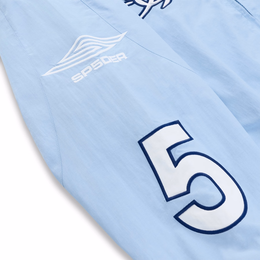 ROCK BLUE SCRIPT WARM UP JACKET | SP5DER | KING SPIDER