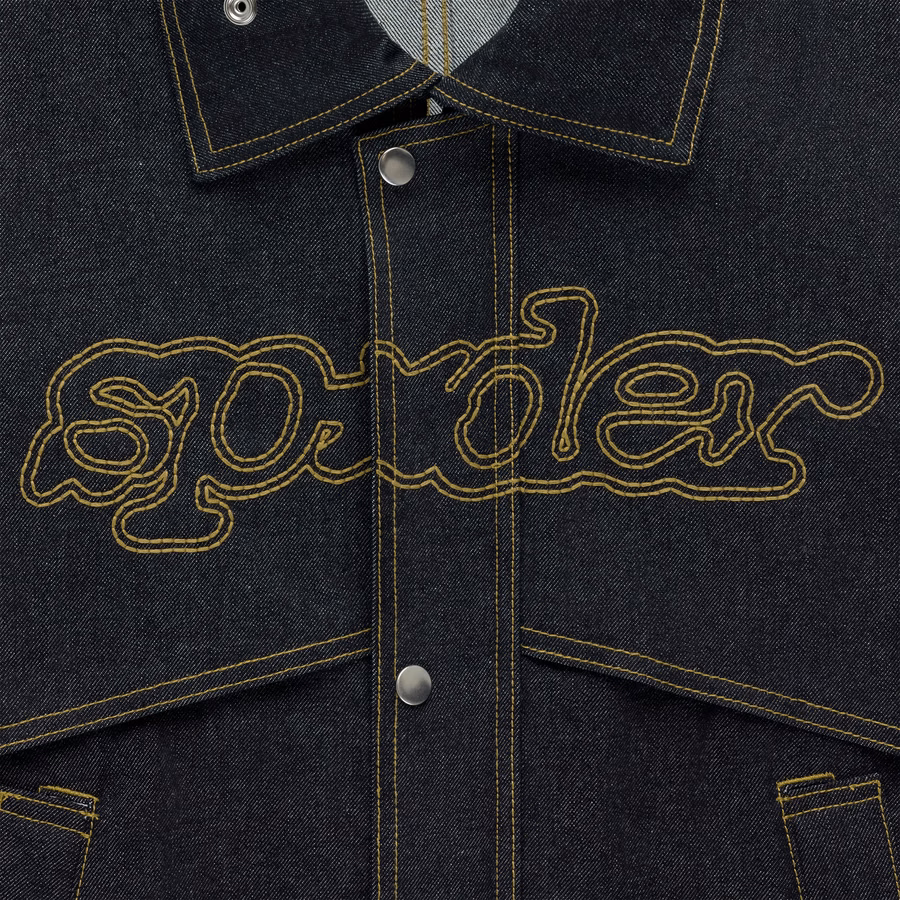 INDIGO PUNK V3 DENIM JACKET | SP5DER | KING SPIDER
