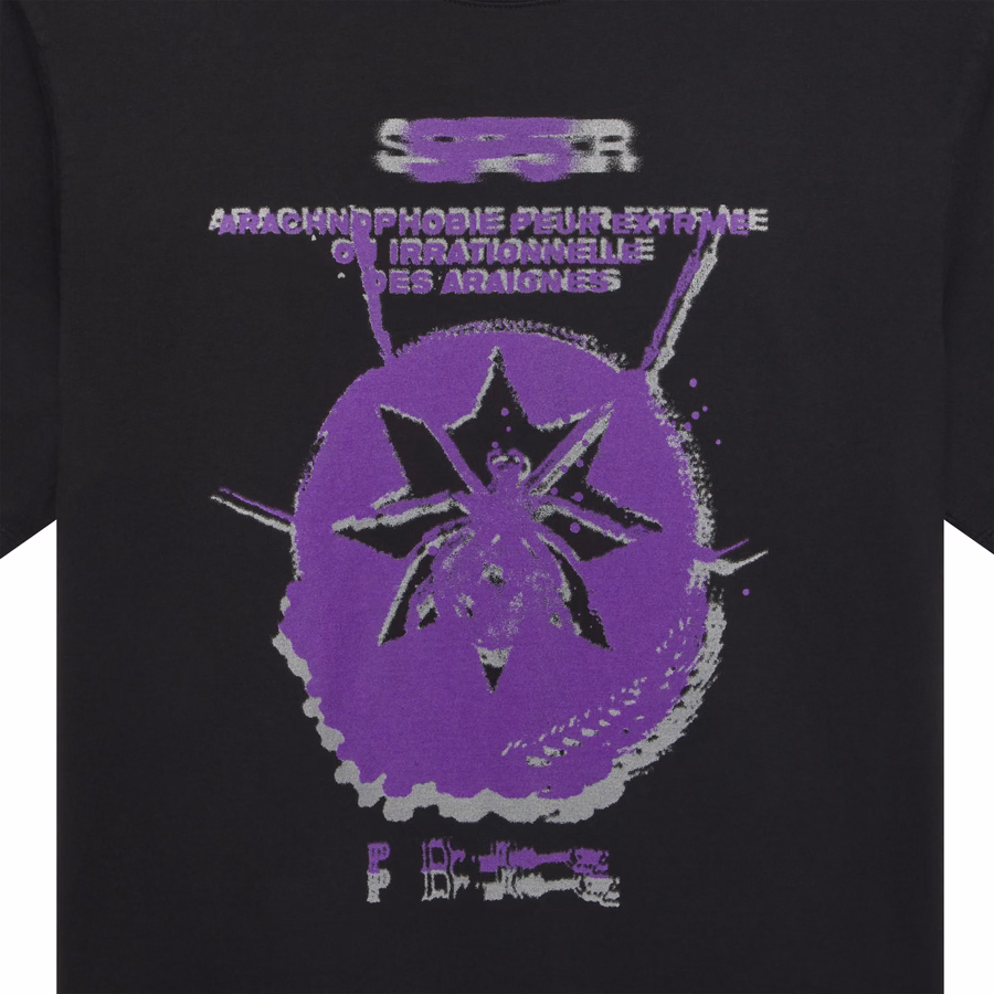 BLACK FRANCE BLUR TEE | SP5DER | KING SPIDER
