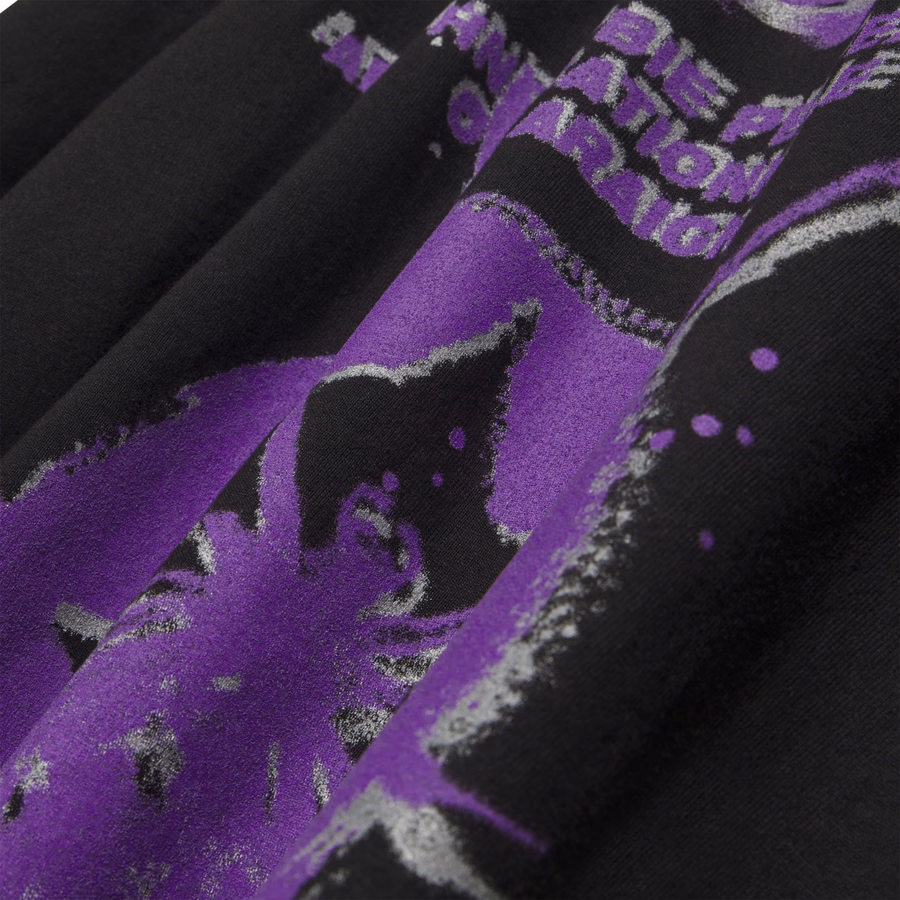 BLACK FRANCE BLUR TEE | SP5DER | KING SPIDER
