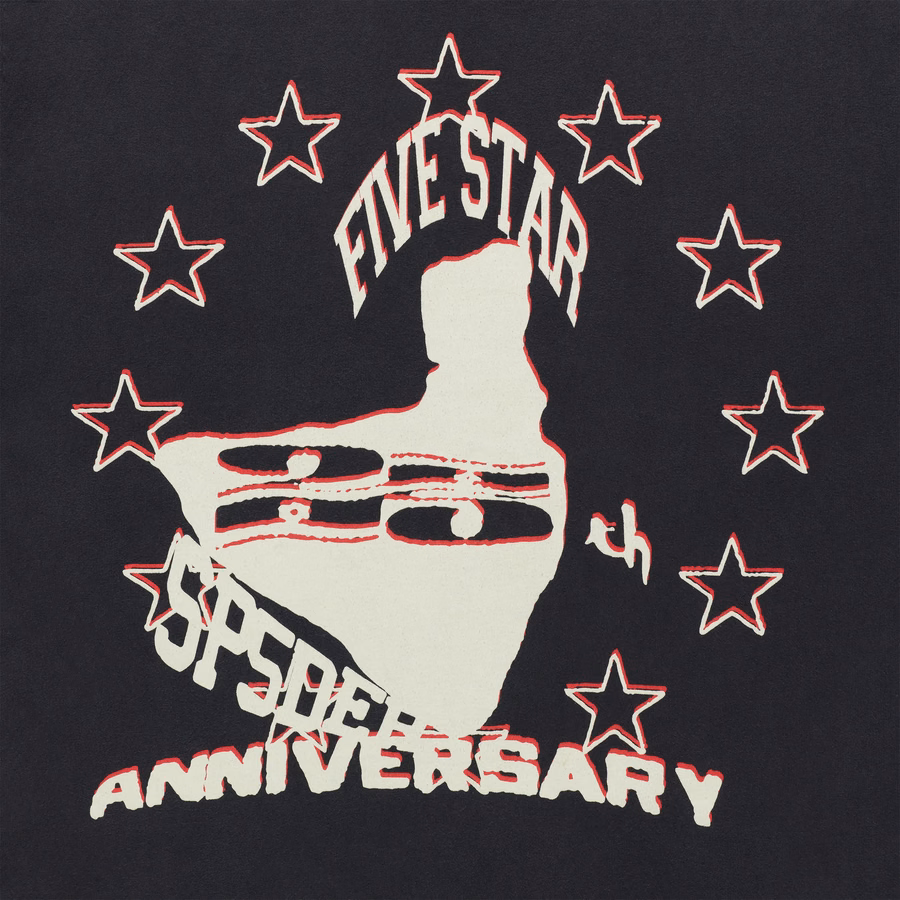BLACK ANNIVERSARY TEE | SP5DER | KING SPIDER