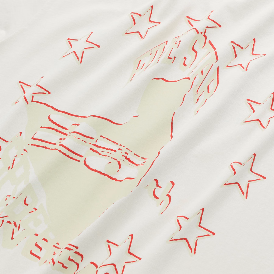 WHITE ANNIVERSARY TEE | SP5DER | KING SPIDER