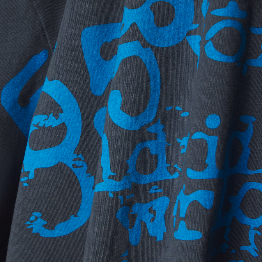 SLATE GREY WORLDWIDE STUTTER TEE | SP5DER | KING SPIDER